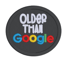 Load image into Gallery viewer, Older Than Google patch 2025 Mystery Patch Bundle (2 sizes included) machine embroidery design DIGITAL DOWNLOAD