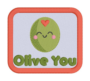 Olive You patch 2025 Summer Mini Skill Builder Bundle (2 sizes included) machine embroidery design DIGITAL DOWNLOAD