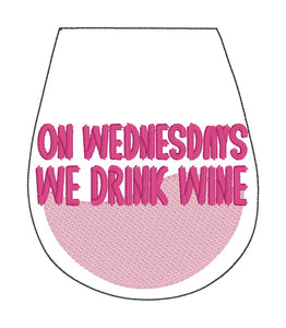 Mean Girls coaster set machine embroidery design (4 designs included) DIGITAL DOWNLOAD