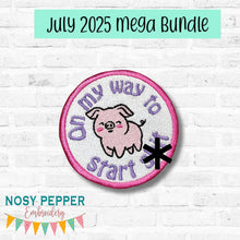 Load image into Gallery viewer, On Our Way To Start Sh!t patch machine embroidery design DIGITAL DOWNLOAD