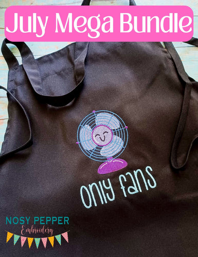 Only Fans machine embroidery design (4 sizes included) DIGITAL DOWNLOAD