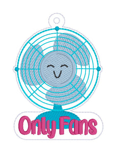 Only Fans bookmark/ornament/bag tag machine embroidery design DIGITAL DOWNLOAD
