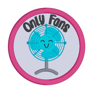 Only Fans patch (2 sizes included) machine embroidery design DIGITAL DOWNLOAD