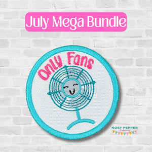 Only Fans patch (2 sizes included) machine embroidery design DIGITAL DOWNLOAD