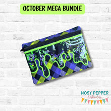 Load image into Gallery viewer, Ooze applique ITH Bag (4 sizes available) machine embroidery design DIGITAL DOWNLOAD