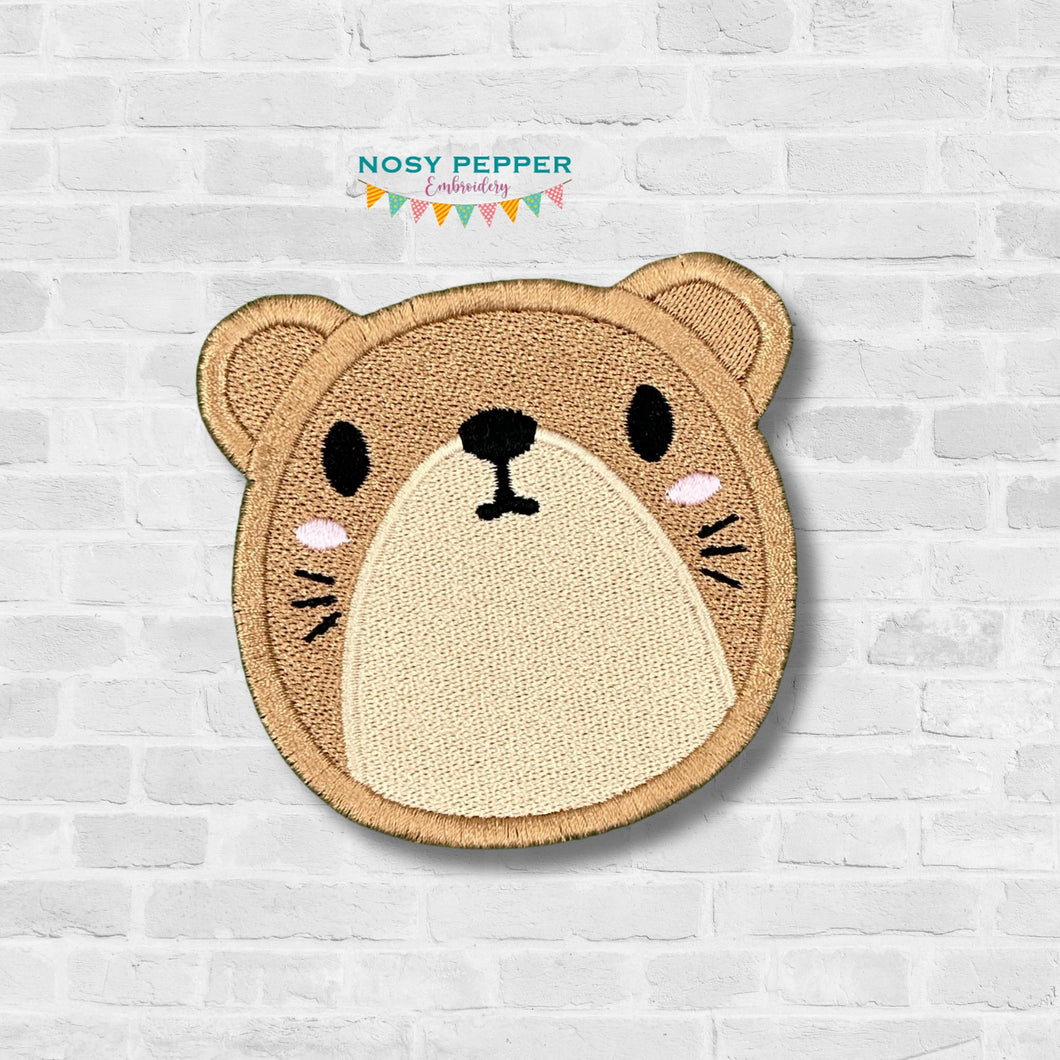 Otter Face patch March 25 Mystery Bundle (2 sizes included) machine embroidery design DIGITAL DOWNLOAD