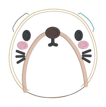 Load image into Gallery viewer, Otter stuffie (5 sizes included) machine embroidery design DIGITAL DOWNLOAD
