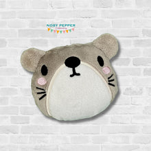 Load image into Gallery viewer, Otter stuffie (5 sizes included) machine embroidery design DIGITAL DOWNLOAD