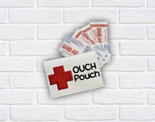 Load image into Gallery viewer, Ouch Pouch Case machine embroidery design DIGITAL DOWNLOAD