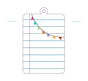 Paper lanyard card case machine embroidery design (eyelet and snap tab designs included) DIGITAL DOWNLOAD