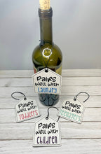 Load image into Gallery viewer, Parenting wine tags (set of 4 designs) machine embroidery design DIGITAL DOWNLOAD
