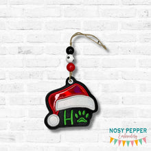 Load image into Gallery viewer, Paw Ho appliqué ornament machine embroidery design DIGITAL DOWNLOAD