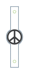 Peace Sign Shoe Charms 2024 Skill Builder 2.0 machine embroidery design single and multi files (3 versions included) DIGITAL DOWNLOAD