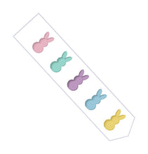 Load image into Gallery viewer, Peeps key fob set March 25 Mystery Bundle machine embroidery file (3 sizes, single and multi files included) DIGITAL DOWNLOAD