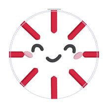 Load image into Gallery viewer, Peppermint mini stuffie machine embroidery design DIGITAL DOWNLOAD