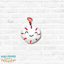 Load image into Gallery viewer, Peppermint mini stuffie machine embroidery design DIGITAL DOWNLOAD