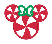 Load image into Gallery viewer, Peppermint Mouse applique set machine embroidery design (4 designs- Mugrug with 4 sizes, envelope and turned, and boy and girl designs with 5 sizes included)