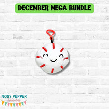 Load image into Gallery viewer, Peppermint mini stuffie machine embroidery design DIGITAL DOWNLOAD