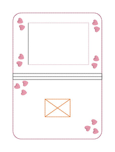 Photo Notebook Cover 2 sizes available machine embroidery design DIGITAL DOWNLOAD