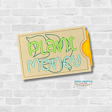Load image into Gallery viewer, Plant Money Card Case June '26 Mega Bundle machine embroidery design DIGITAL DOWNLOAD