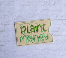 Load image into Gallery viewer, Plant Money Card Case June '26 Mega Bundle machine embroidery design DIGITAL DOWNLOAD