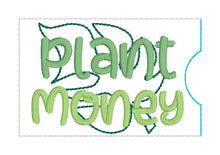 Load image into Gallery viewer, Plant Money Card Case June '26 Mega Bundle machine embroidery design DIGITAL DOWNLOAD