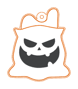 Treat Bag Bag tag (Set of 2)  machine embroidery design DIGITAL DOWNLOAD
