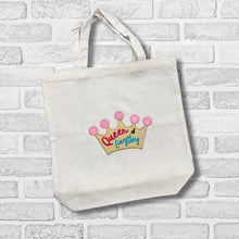 Load image into Gallery viewer, Queen Of Everything applique machine embroidery design (4 sizes included) DIGITAL DOWNLOAD