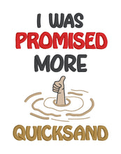 Load image into Gallery viewer, Quick Sand machine embroidery design (4 sizes included) DIGITAL DOWNLOAD