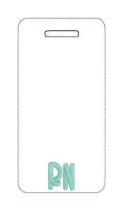 RN Badge buddy machine embroidery design DIGITAL DOWNLOAD