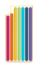 Load image into Gallery viewer, Rainbow Lighter Case (2 styles available) machine embroidery design DIGITAL DOWNLOAD