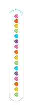 Load image into Gallery viewer, Rainbow Heart Slap Bracelet (single and multi files, and applique and vinyl styles included) DIGITAL DOWNLOAD