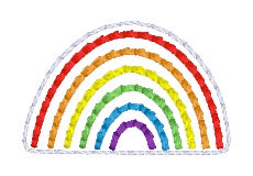 Rainbow squishy feltie embroidery file Oct '24 Patreon Bundle (single and multi files included) DIGITAL DOWNLOAD