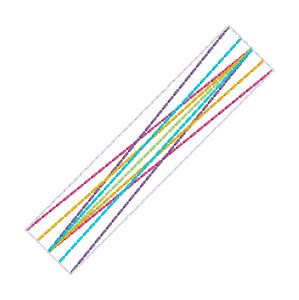 Rainbow Prism fob set machine embroidery file (3 sizes, single and multi files included) Aug Patreon Bundle '24 DIGITAL DOWNLOAD