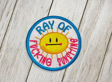 Load image into Gallery viewer, Ray Of patch (2 sizes included) machine embroidery design DIGITAL DOWNLOAD