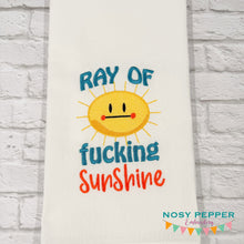 Load image into Gallery viewer, Ray Of Sunshine machine embroidery design (4 sizes included) DIGITAL DOWNLOAD
