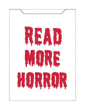 Load image into Gallery viewer, Read More Horror reader sleeve (3 sizes included) machine embroidery design DIGITAL DOWNLOAD