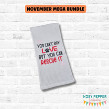 Load image into Gallery viewer, You Can&#39;t Buy Love machine embroidery design (5 sizes included) DIGITAL DOWNLOAD