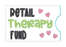 Load image into Gallery viewer, Retail Therapy Card Case June '26 Mega Bundle machine embroidery design DIGITAL DOWNLOAD