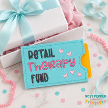 Load image into Gallery viewer, Retail Therapy Card Case June '26 Mega Bundle machine embroidery design DIGITAL DOWNLOAD