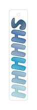 Load image into Gallery viewer, Shhhh bookmark/ornament/bag tag machine embroidery design DIGITAL DOWNLOAD