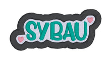 Load image into Gallery viewer, SYBAU patch (2 sizes included) —DEC 25 MB—machine embroidery design DIGITAL DOWNLOAD