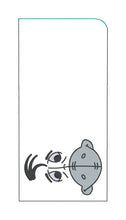Load image into Gallery viewer, Sad Donkey Glasses case  (2 versions included) machine embroidery design DIGITAL DOWNLOAD