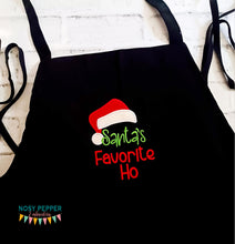 Load image into Gallery viewer, Santa&#39;s Favorite Ho applique machine embroidery design (4 sizes included) DIGITAL DOWNLOAD