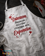 Load image into Gallery viewer, Sarcasm Because Murder Charges Are Expensive – Funny Embroidery Design (4 Sizes Included) Digital Download