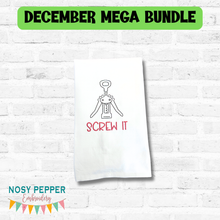 Load image into Gallery viewer, Screw It machine embroidery design (5 sizes included) DIGITAL DOWNLOAD