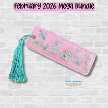 Load image into Gallery viewer, Basic shaker 5x7 bookmark —FEB 26 MB—machine embroidery design DIGITAL DOWNLOAD