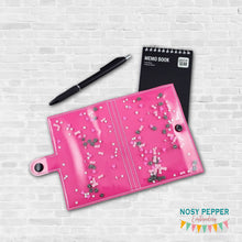 Load image into Gallery viewer, Shaker top load notebook cover machine embroidery design DIGITAL DOWNLOAD