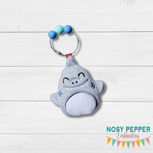 Load image into Gallery viewer, Shark mini stuffie DEC 24 Mystery Bundle machine embroidery design DIGITAL DOWNLOAD