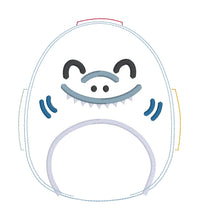 Load image into Gallery viewer, Shark stuffie (5 sizes included) machine embroidery design DIGITAL DOWNLOAD